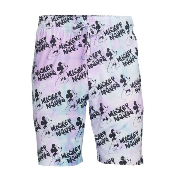 MENS DISNEY GRAPHIC Mickey Mouse Lounge Sleep Pajama Shorts Size 2X - Picture 1 of 5